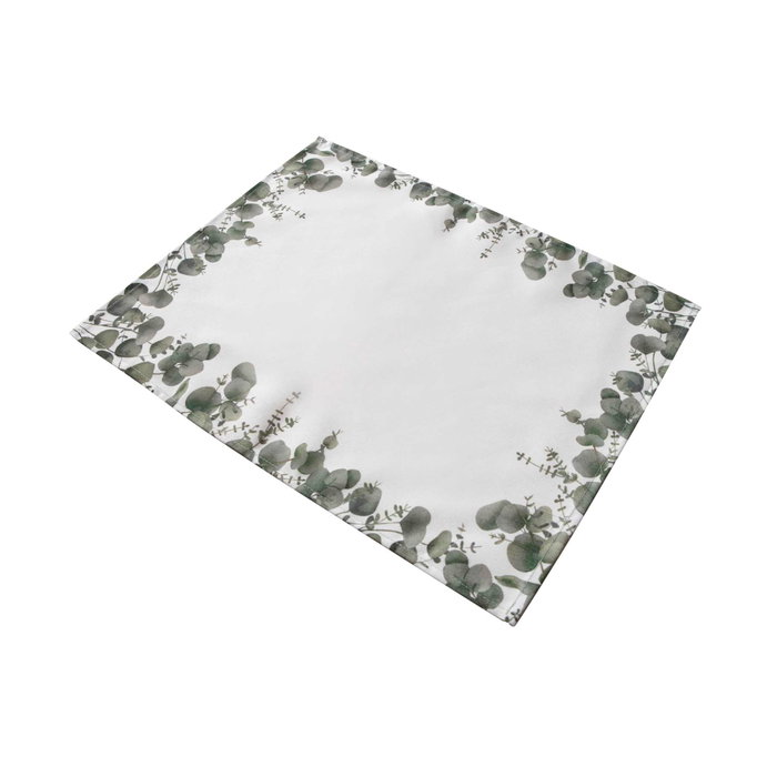 Hermia Juego de Manteles Eucalyptus Verde y Blanco Hermia Juego de Manteles Eucalyptus Verde y Blanco